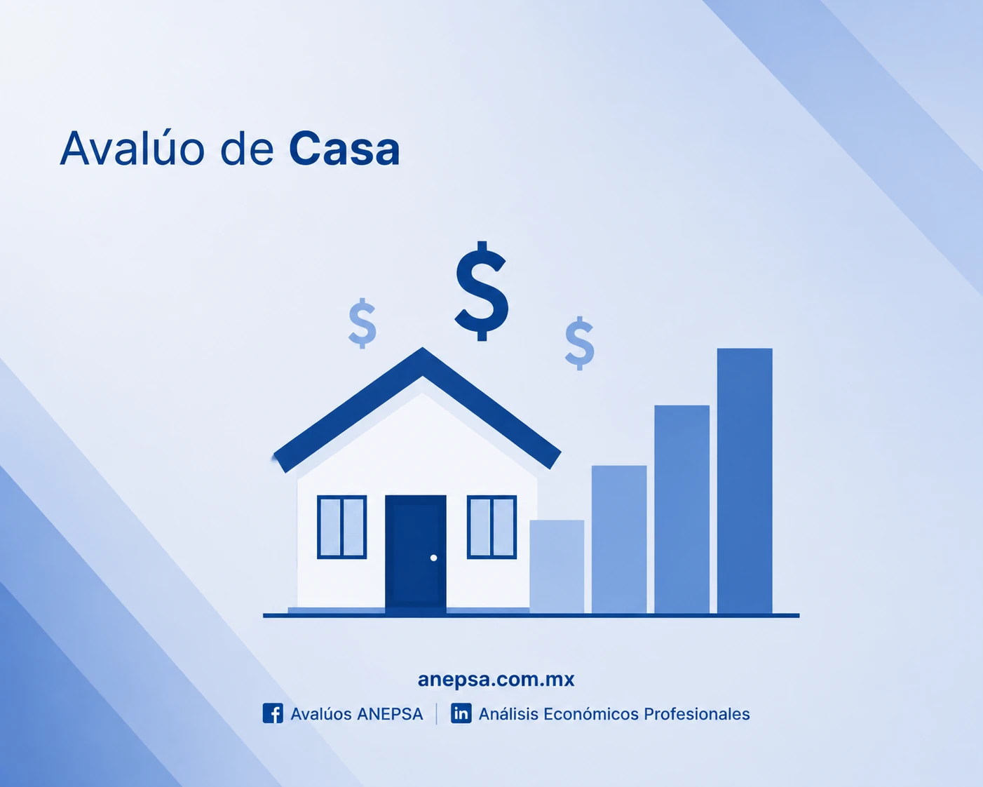 Avalúo de casa habitación realizado por valuadores certificados de Anepsa en México